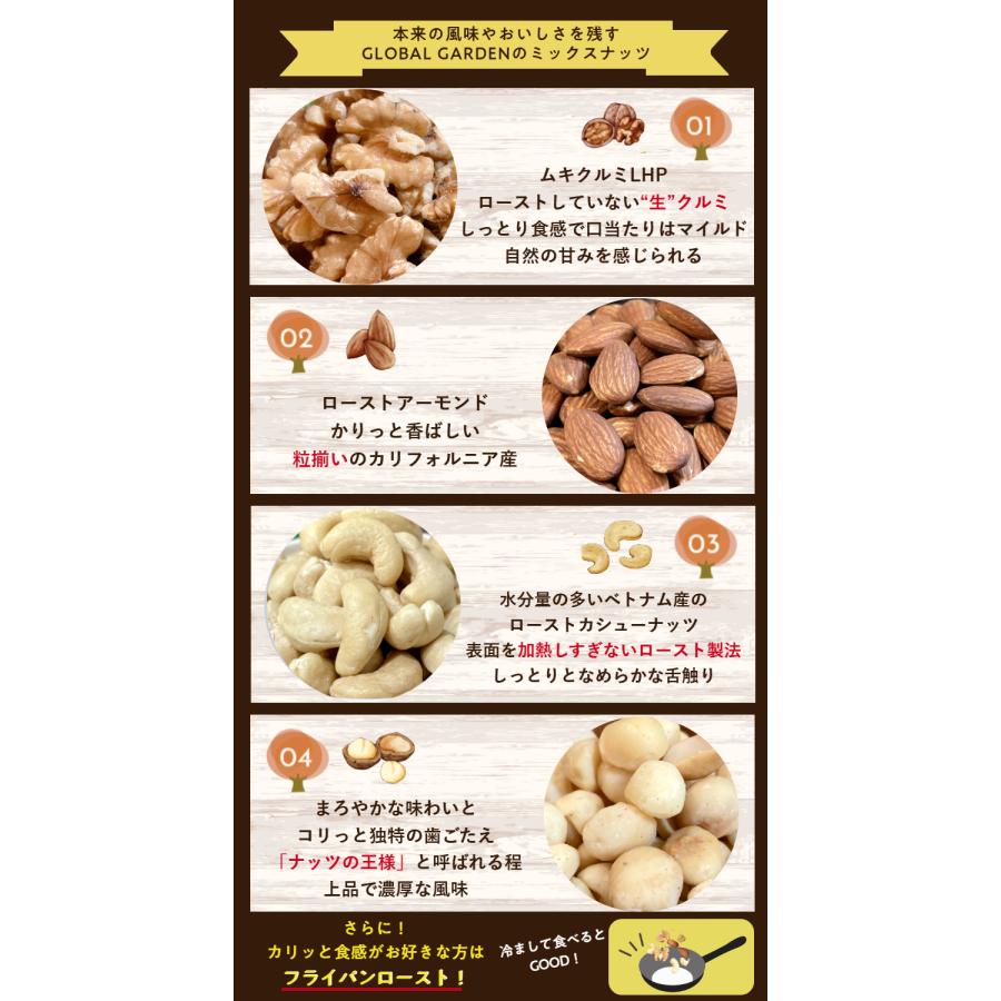 生アーモンド900g×4 素焼き ミックスナッツ 900g 4種 無塩 無油 保存料無添加 アーモンド