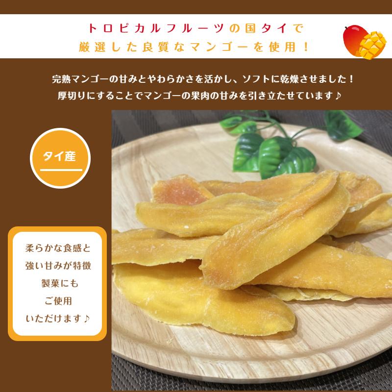 ドライ ソフト マンゴー スライス 500g 無着色 無香料 ドライフルーツ