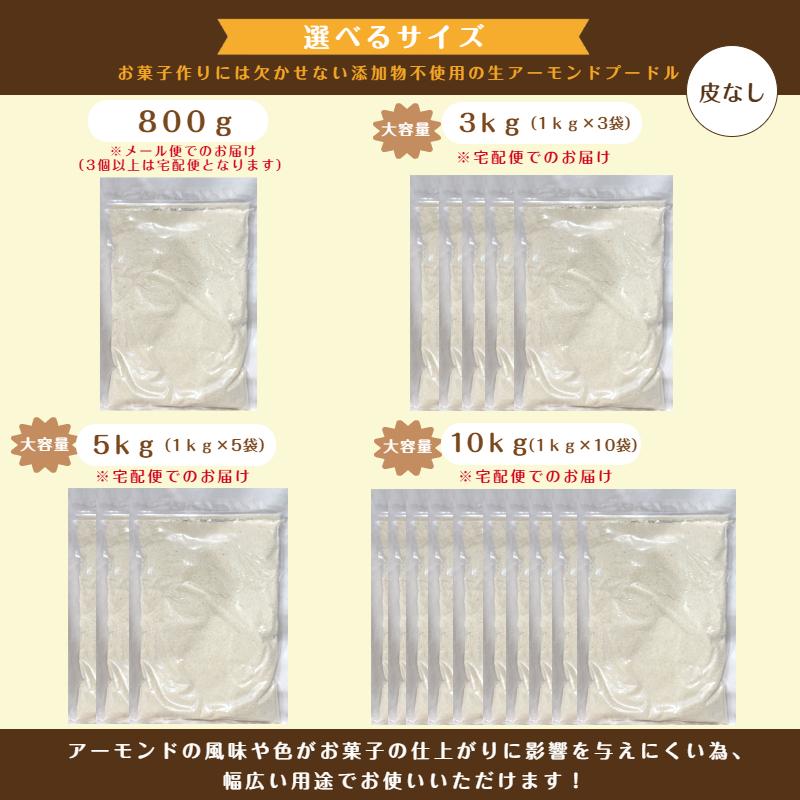 アーモンド プードル 10kg (1kg×10袋) 大容量 業務用 保存料無添加 糖