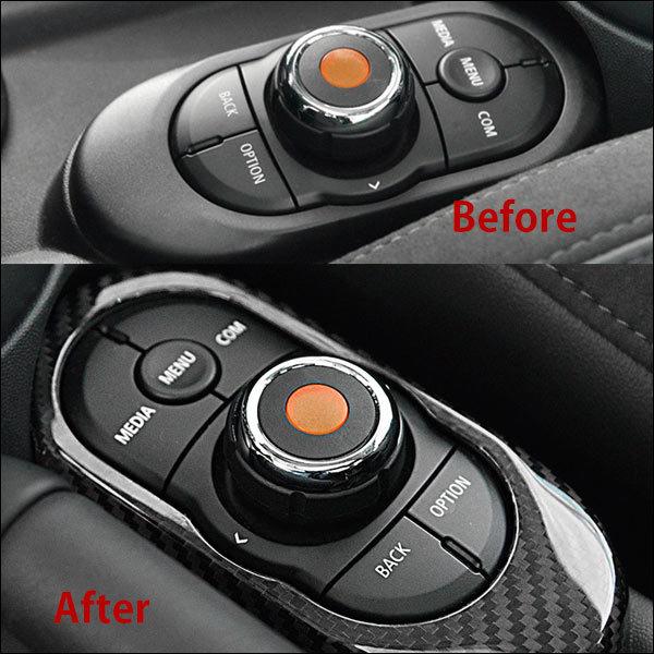 mini f55 カーボンstyleセンターコンソールカバー3点セット MINI（ミニ） BMW MINI アクセサリー センターコンソール カバー