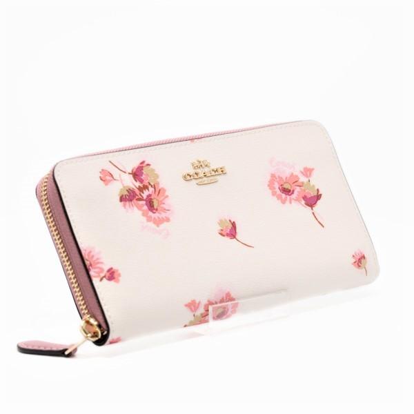 コーチ Coach レディース 長財布 ウォレット F 花 白ピンク F Global Eyes H L 通販 Yahoo ショッピング