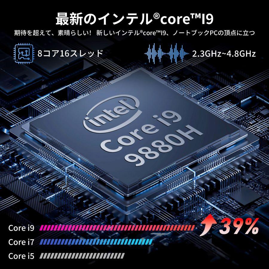 SERYUB Core i9高性能ノートパソコン15.6インチ/ 32GBメモリ NvMe高速SSD/Windows11& Office 2019/フルHD1920*1080デイスプレー /Type-C/指紋認証｜globalmall｜15