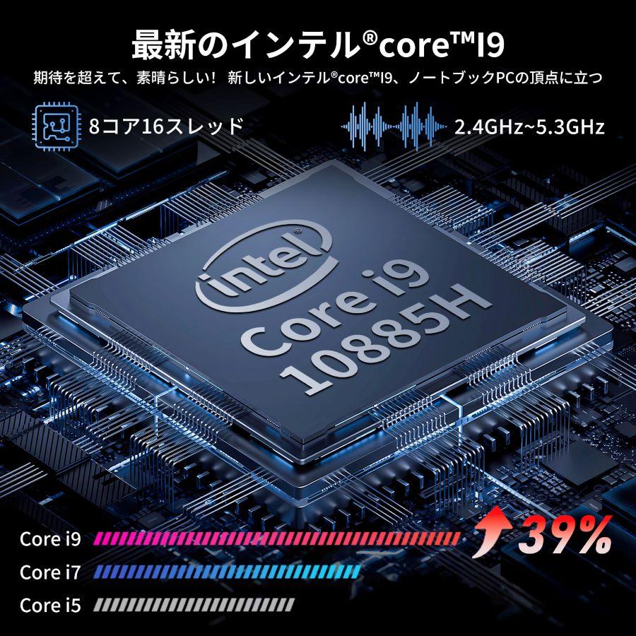 SERYUB Core i9高性能ノートパソコン15.6インチ/ 32GBメモリ NvMe高速SSD/Windows11& Office 2019/フルHD1920*1080デイスプレー /Type-C/指紋認証｜globalmall｜05