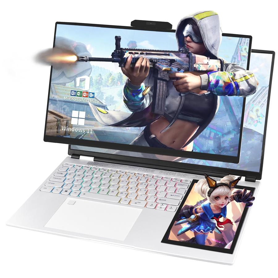 ダブル液晶スクリーンノートパソコン インテルCeleron CPU 16GB ダブル液晶スクリーンノートパソコン インテルCeleron CPU 16GB