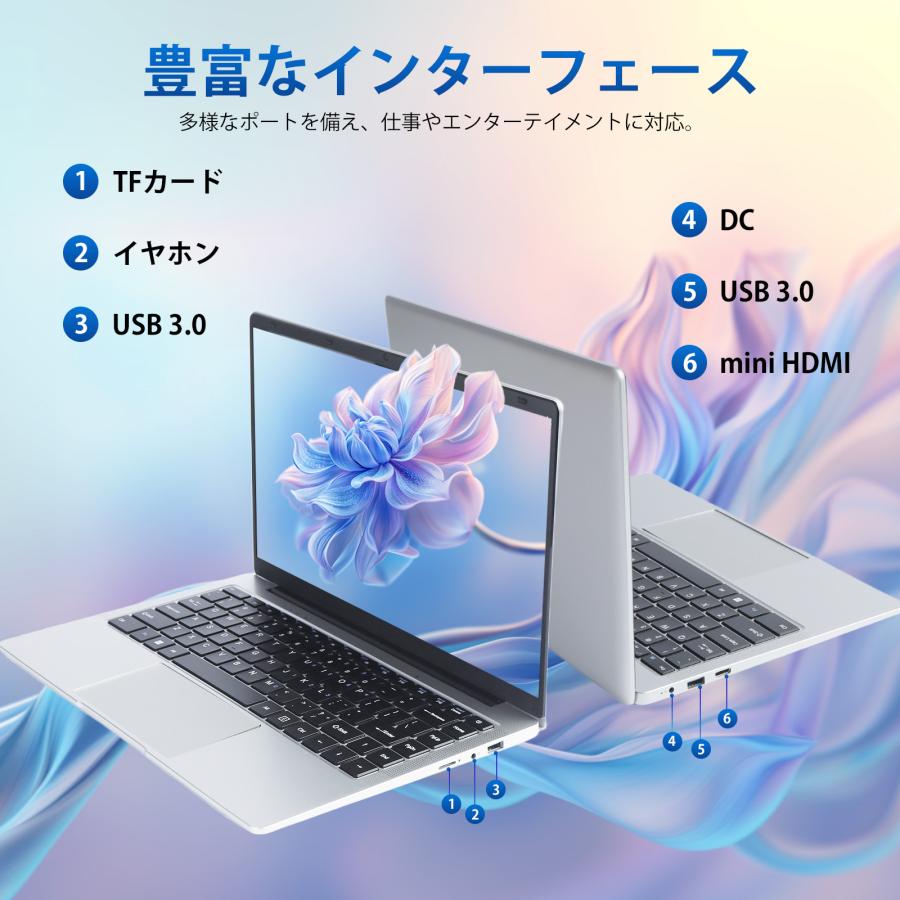office2024ノートパソコン14型 超薄軽量/インテルCeleron J4125搭載
