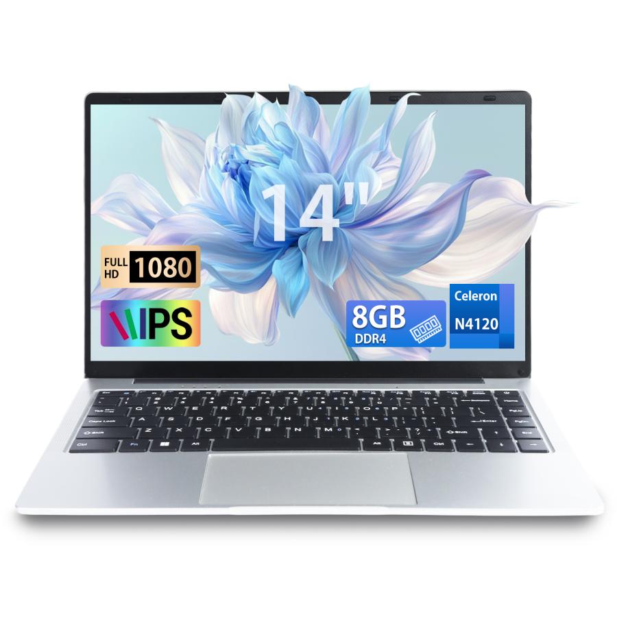 ハイスペックWindowsノートPC office2024付き　タブレット office2024ノートパソコン14型 超薄軽量/インテルCeleron J4125搭載