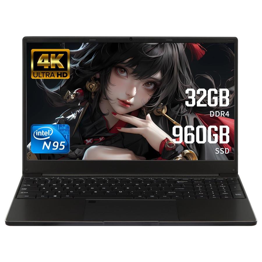 15.6型 4K液晶（3840x2160）インテルN95 win 11 MS Office2024ノート