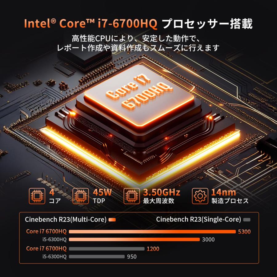GTX1060搭載 ノートパソコンOffice 2024付き】16インチ Core i7ノート