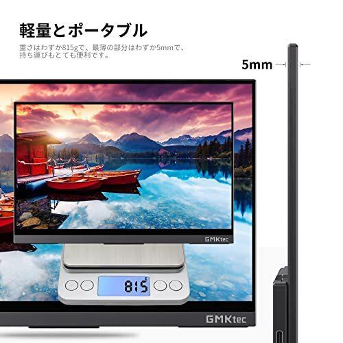 モバイルモニター GMKtec モバイルディスプレイ 4k 14インチ Adobe100