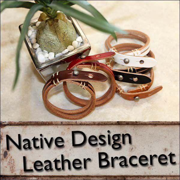 レザー ブレスレット Leather Bracelet ネイティブアメリカン ファッション小物｜globalmarket｜02
