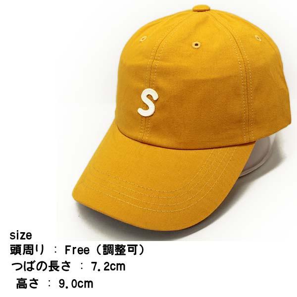 ベースボールキャップ コットン イニシャル アメカジ 帽子 メンズ CAP