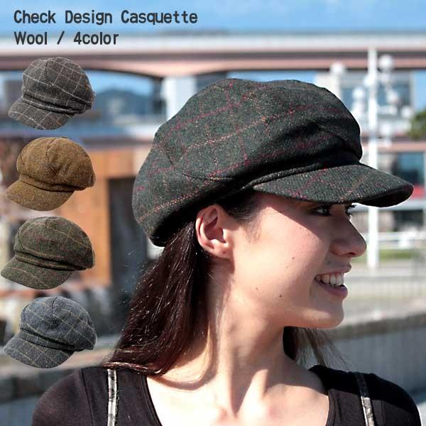 ウールキャスケット 帽子 秋冬ファッション メンズレディース 男女兼用