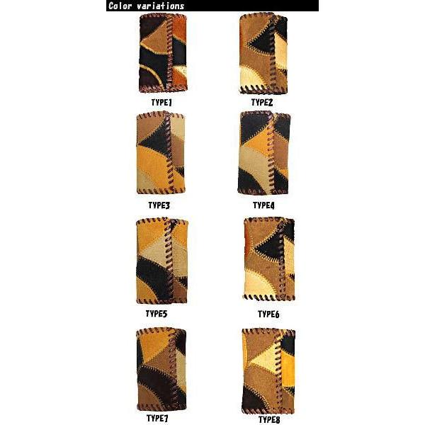 キーケース　パッチワーク　スエード　レザーキーケース　メンズ　レディース｜globalmarket｜04