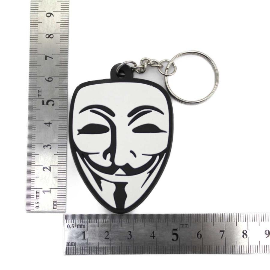 ラバーキーホルダー アノニマス Anonymous キャラクター Keyholder 自転車 鍵 目印 ハッカー Ky 0079 Globalmarket 通販 Yahoo ショッピング