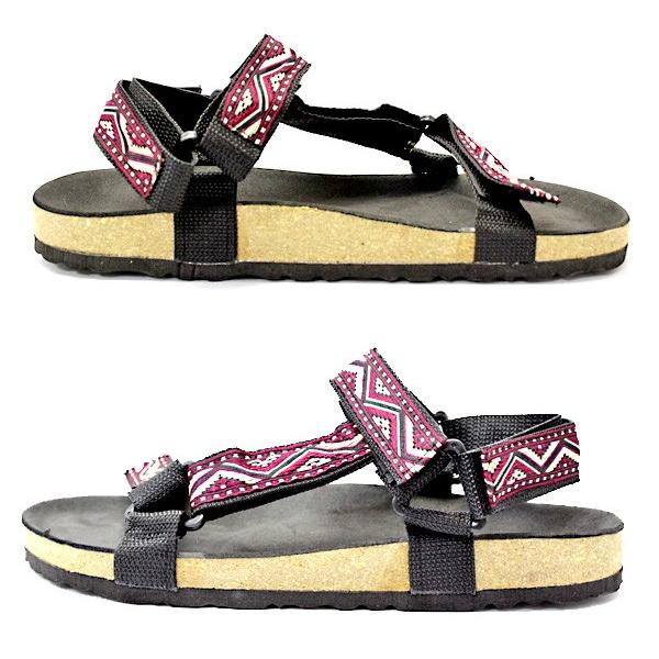 チロリアン サンダル アウトドアサンダル マジックテープ Sandal エスニックファッション Sandal スポーツ アジアンテイスト 履き心地抜群 軽量サンダル Sd 0004 Globalmarket 通販 Yahoo ショッピング