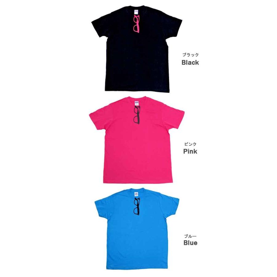 Tシャツ だまし絵Tシャツ めがね サングラス おもしろTシャツ お土産T