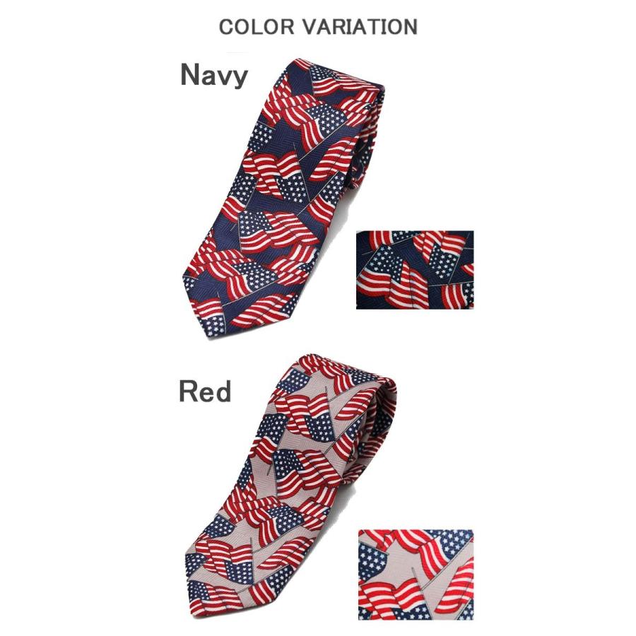ネクタイ USA 国旗 FLAG アメリカ デザイン Tie カジュアル フォーマル