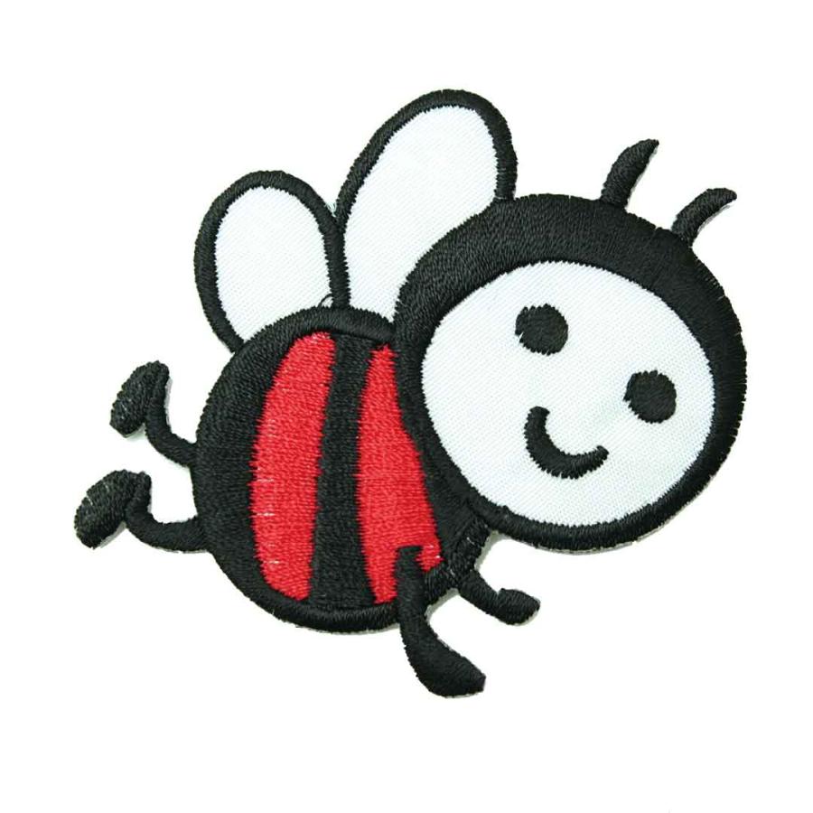ワッペン アイロン はち 蜂 ミツバチ かわいい キャラクター アップリケ わっぺん アイロンで簡単貼り付け Wa0053 Globalmarket 通販 Yahoo ショッピング
