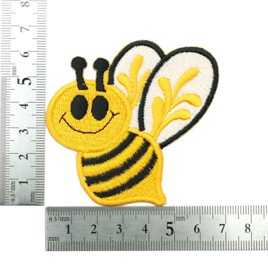 ワッペン アイロン ミツバチ 蜂 かわいい 昆虫 キャラクター イエロー アップリケ わっぺん アイロンで簡単貼り付け Wa0106 Globalmarket 通販 Yahoo ショッピング