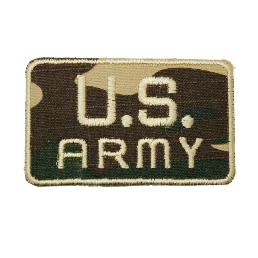 ワッペン アイロン U.S.ARMY ミリタリー 迷彩 カモフラ 軍物 