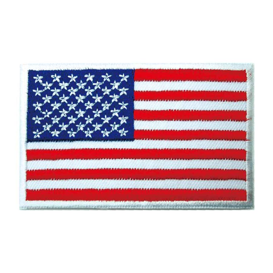 ワッペン アイロン USA アメリカ 国旗 星条旗 アップリケ わっぺん
