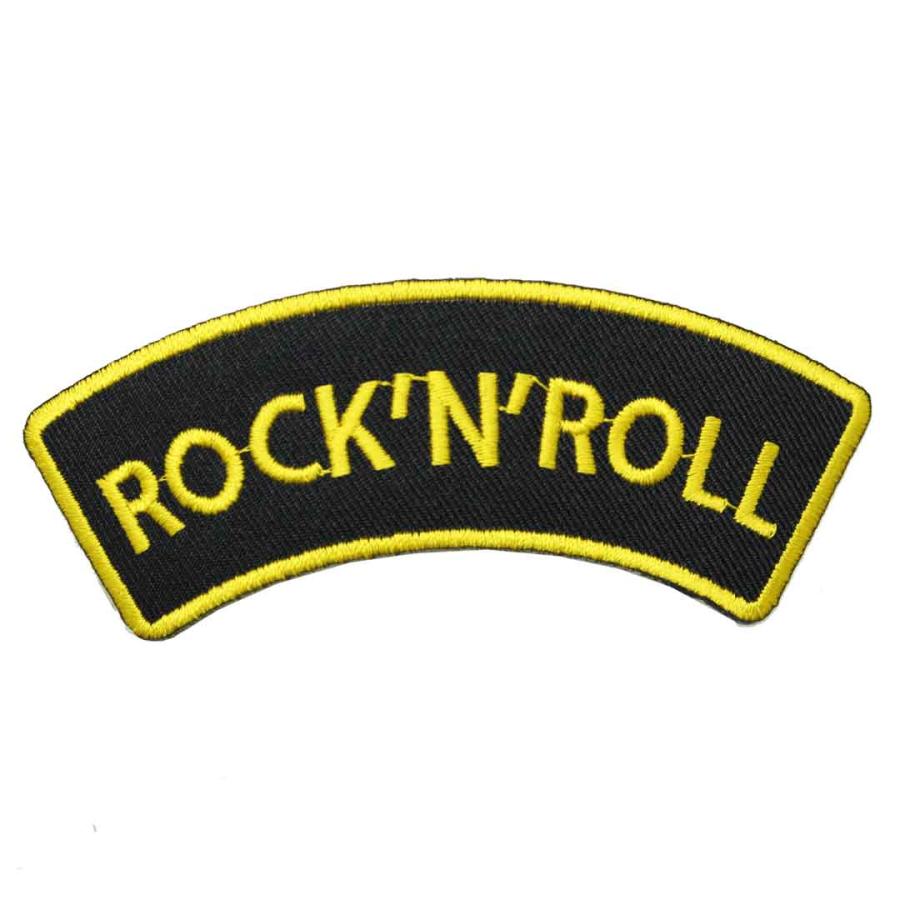アイロンワッペン★EDELBROCK★エーデルブロック ワッペン アイロン ROCK`N`ROLL ロック 音楽 MUSIC アップリケ わっ