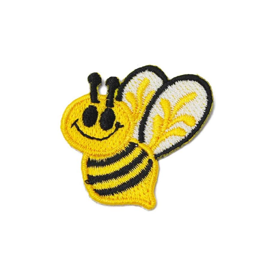 ワッペン アイロン ミニサイズ ミツバチ 蜂 キャラクター アップリケ わっぺん 小さい アイロンで簡単貼り付け Wa1004 Globalmarket 通販 Yahoo ショッピング