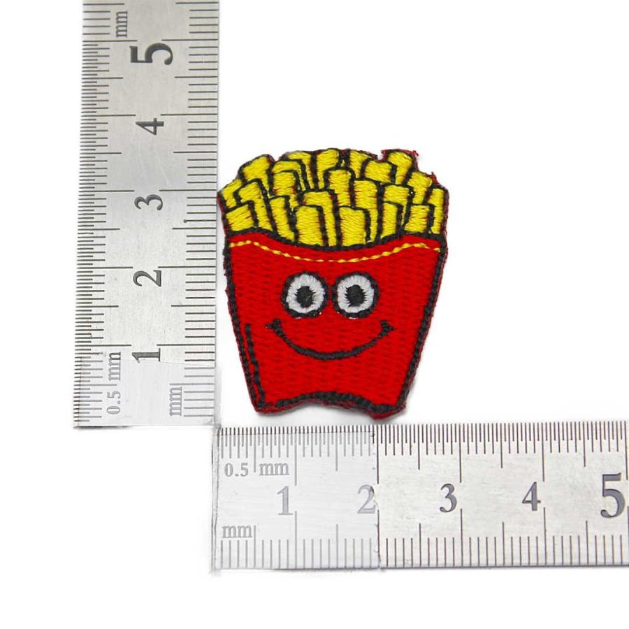ワッペン アイロン ミニサイズ ポテトフライ キャラクター アップリケ わっぺん 小さい アイロンで簡単貼り付け Wa1023 Globalmarket 通販 Yahoo ショッピング