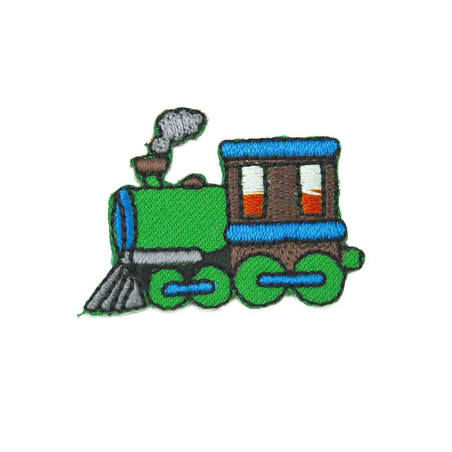 ワッペン アイロン ミニサイズ 機関車 乗り物 グリーン かわいい アップリケ わっぺん 小さい アイロンで簡単貼り付け Wa1042 Globalmarket 通販 Yahoo ショッピング