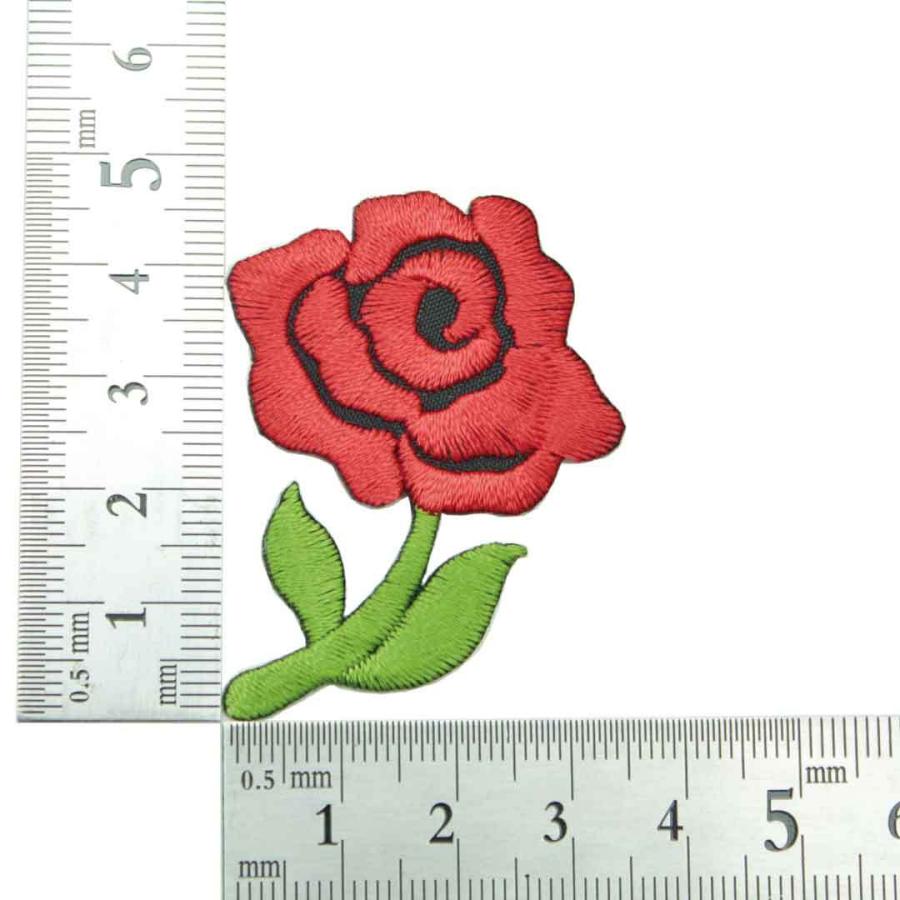 ワッペン アイロン ミニサイズ バラ 薔薇 お花 Rose レッド デザイン アップリケ わっぺん 小さい アイロンで簡単貼り付け Wa10 Globalmarket 通販 Yahoo ショッピング