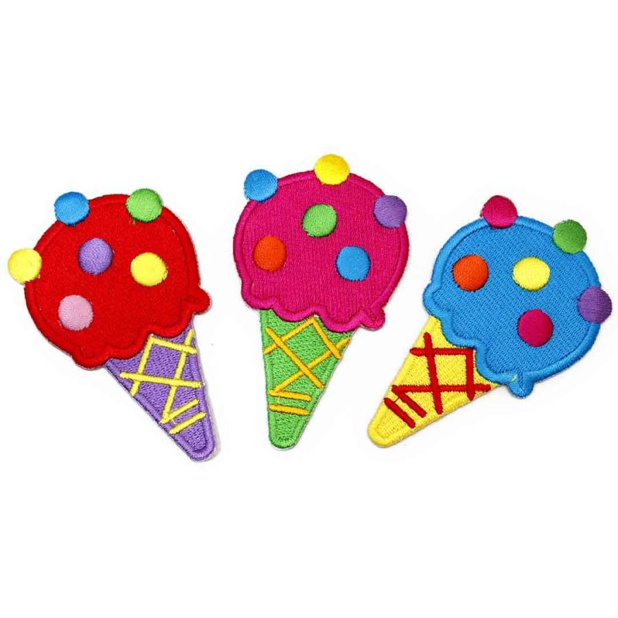 アイスクリーム ワッペン3点セット Ice お菓子 カラフル かわいい 幼稚園グッズ アトリエ着 アップリケ わっぺん アイロンで簡単貼り付け Wappenset Ice 1 Globalmarket 通販 Yahoo ショッピング