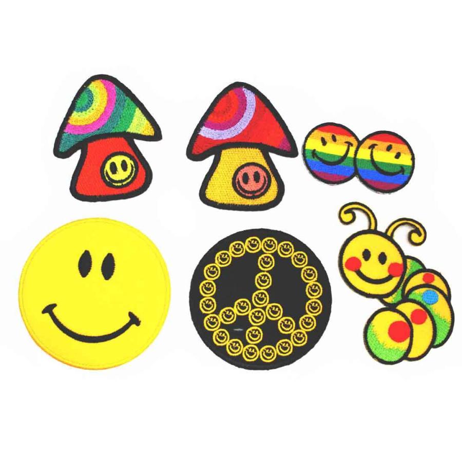 ワッペン6点セット スマイル にこちゃん かわいい デザイン23 ワッペン 目印 アップリケ わっぺん アイロンで簡単貼り付け Wappenset Smi 23 Globalmarket 通販 Yahoo ショッピング