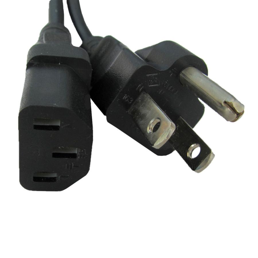 電源ケーブル IEC-105-1.8m 平2ピン＋アースピン | 