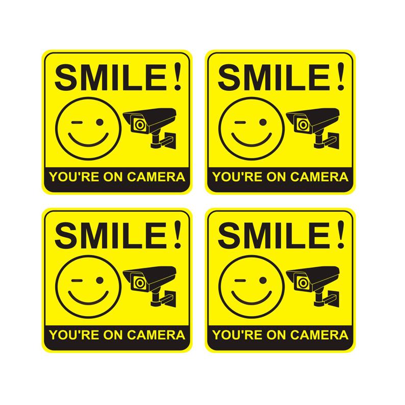 Sale 10 Off 防犯カメラステッカー セット 4枚入り