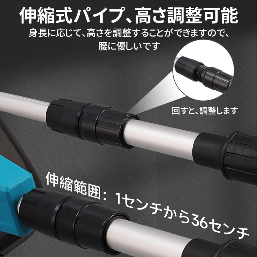 正規品】充電式耕運機 850W 強力ブラシレスモーター 4枚刃 18V