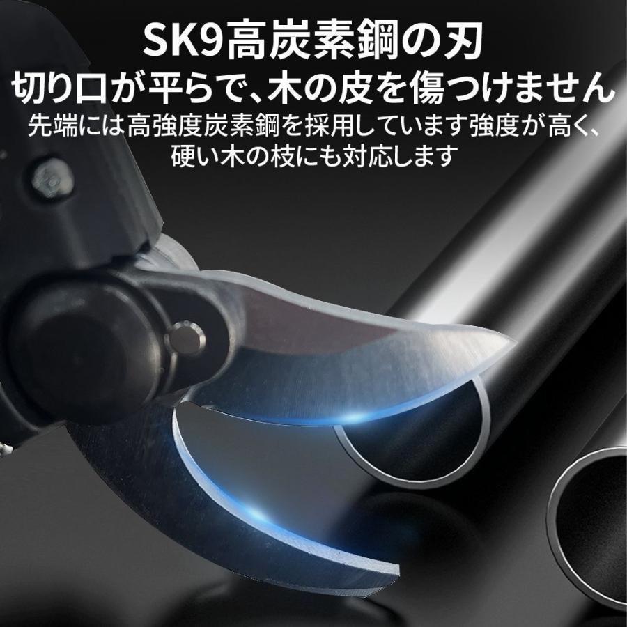 2025 剪定ばさみ 充電式 高枝切り マキタ バッテリー互換 200cm延長ポール 電動剪定ハサミ ブラシレスモーター 枝切り 軽量 電池残量表示 果樹用 家庭用 女性用 |  | 16