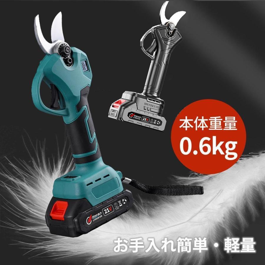 2025 剪定ばさみ 充電式 高枝切り マキタ バッテリー互換 200cm延長ポール 電動剪定ハサミ ブラシレスモーター 枝切り 軽量 電池残量表示 果樹用 家庭用 女性用 |  | 06