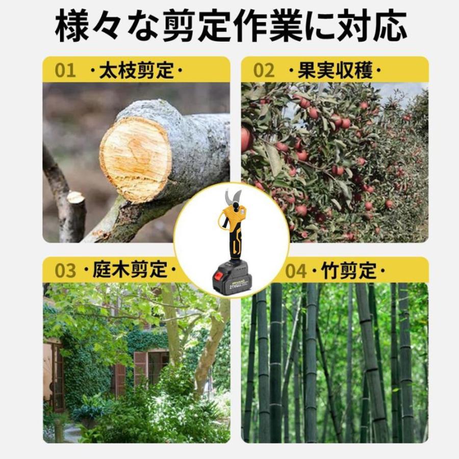 正規品】電動剪定バサミ 電動ハサミ 50MM切断径 剪定ハサミ 電動鋏 枝