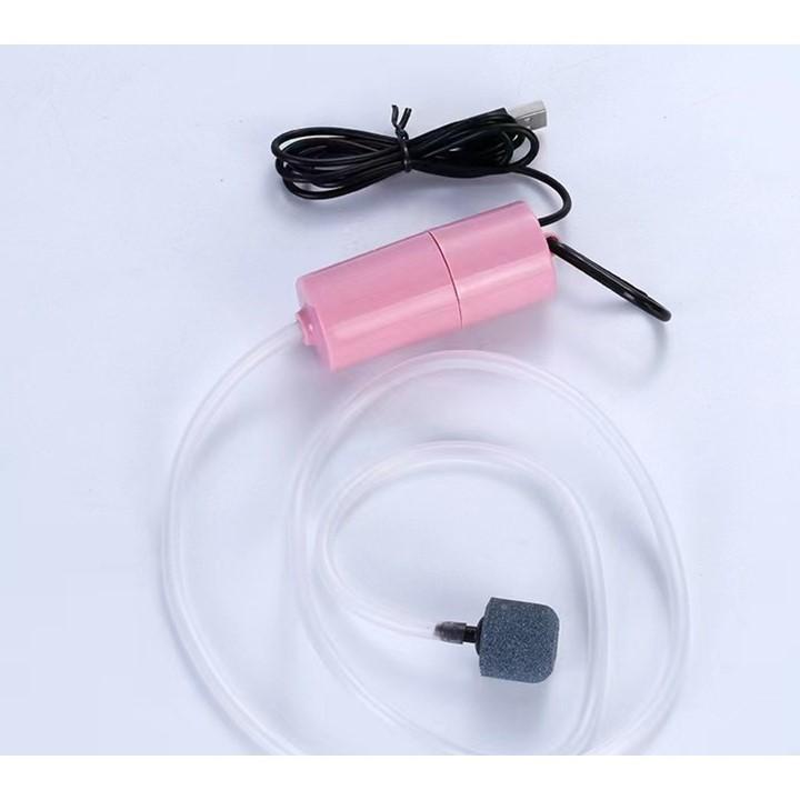 エアーポンプ ぶくぶく 釣り 水槽 USB 酸素ポンプ 小型 携帯 持ち運び