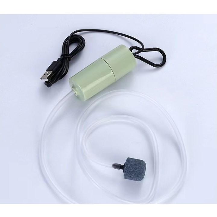 エアーポンプ  ぶくぶく 釣り 水槽 USB 酸素ポンプ 小型 携帯 持ち運び 軽量 静音 熱帯魚 生き餌 USB給電 モバイルバッテリー｜globalstore01｜05