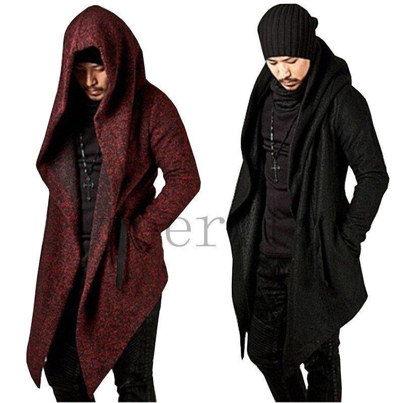 ロングカーディガンコーディガンニットカーディガンメンズカーディガンメンズパーカー不規則裾フードスムースコーディガンカーディガンロング丈超 71 以上節約