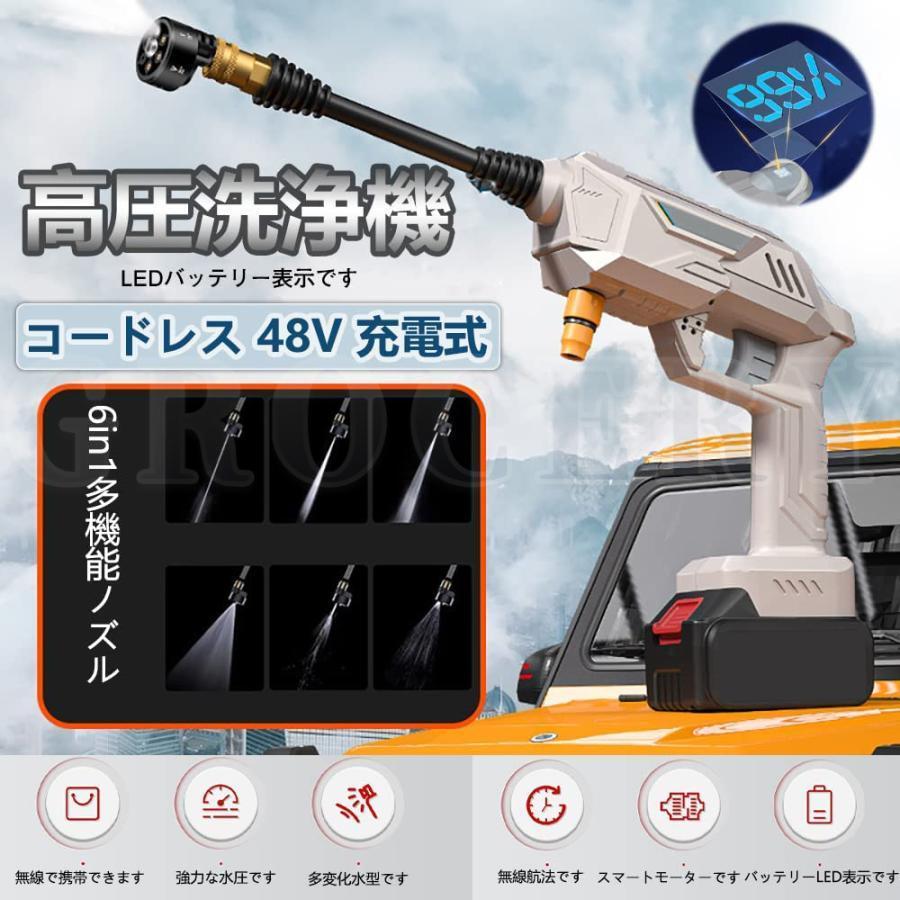 高圧洗浄機 コードレス 充電式 48Vバッテリー2個付き 5MPa マキタ 18Vバッテリー対応 軽量 自吸タイプ バケツ タンク コンパクト ハンディ 家庭用 洗車 外壁掃除 高圧洗浄機 コードレス 充電式 48Vバッテリー2個付き 5MPa マキタ 18Vバッテリー対応 軽量 自吸タイプ バケツ タンク コンパクト ハンディ 家庭用 洗車 外壁掃除