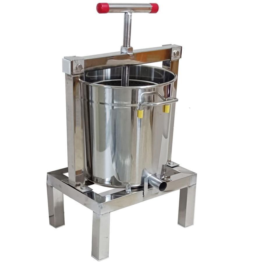 養蜂器具 蜂蜜分離器 蜂蜜絞り器 蜜を絞り器 蜂蜜圧搾機 みしん 10L 大容量 はちみつ ジューサー 手動 圧搾機 絞り器 手動 脱水機 みつろう/ミツロウ ワックス/ amp &amp lrm 手動