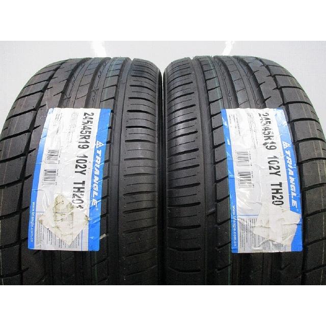 中古夏タイヤ□245/45R19□2本□トライアングル□SPORTEX TH201 中古夏タイヤ□245/45R19□2本□トライアングル□SPORTEX TH201