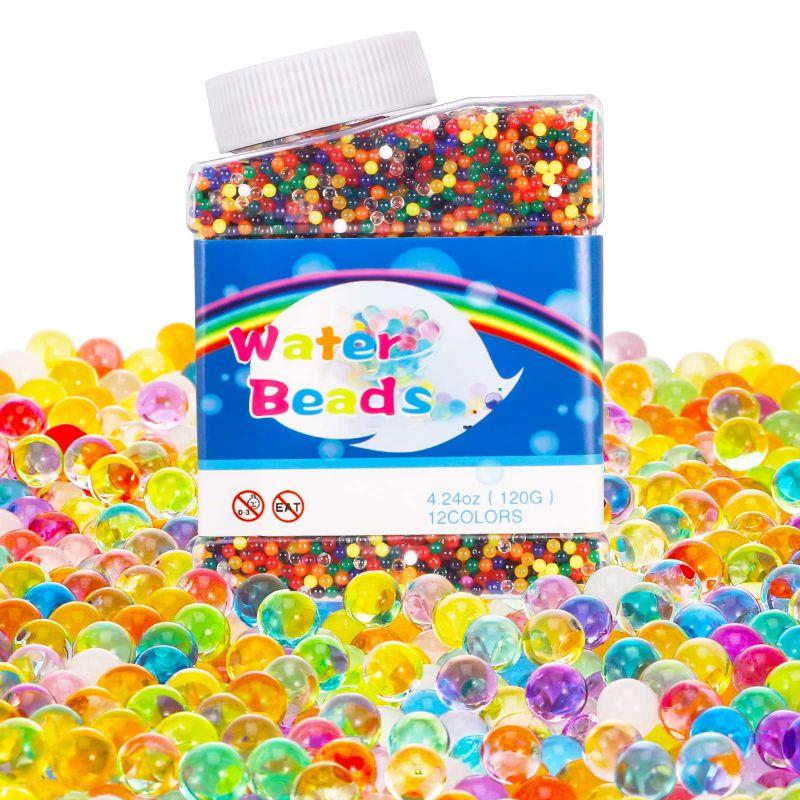Feyummy 水ビーズ ぷよぷよボール 水で膨らむ 25000個入り ウォータービーズ カラフルジェリーボール 吸水ビーズ 観葉植物 水耕 2022112604202200303