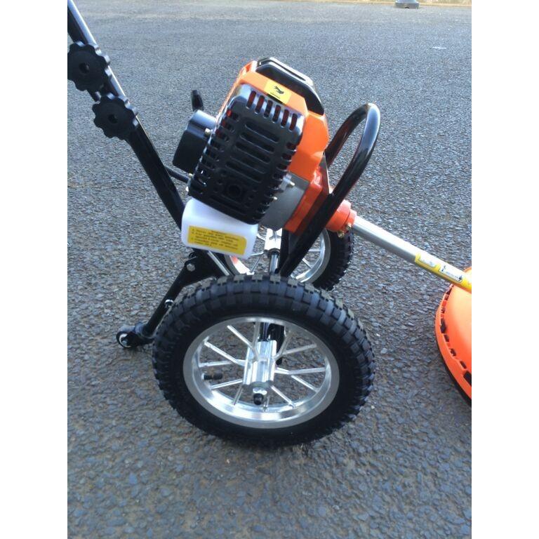 再入荷 タイヤ付 エンジン式草刈機 草刈り機 スタート形式 イージースターター採用 最強エンジン52cc 押してらくらく作業 新品 セール Espanol Arthritis Org