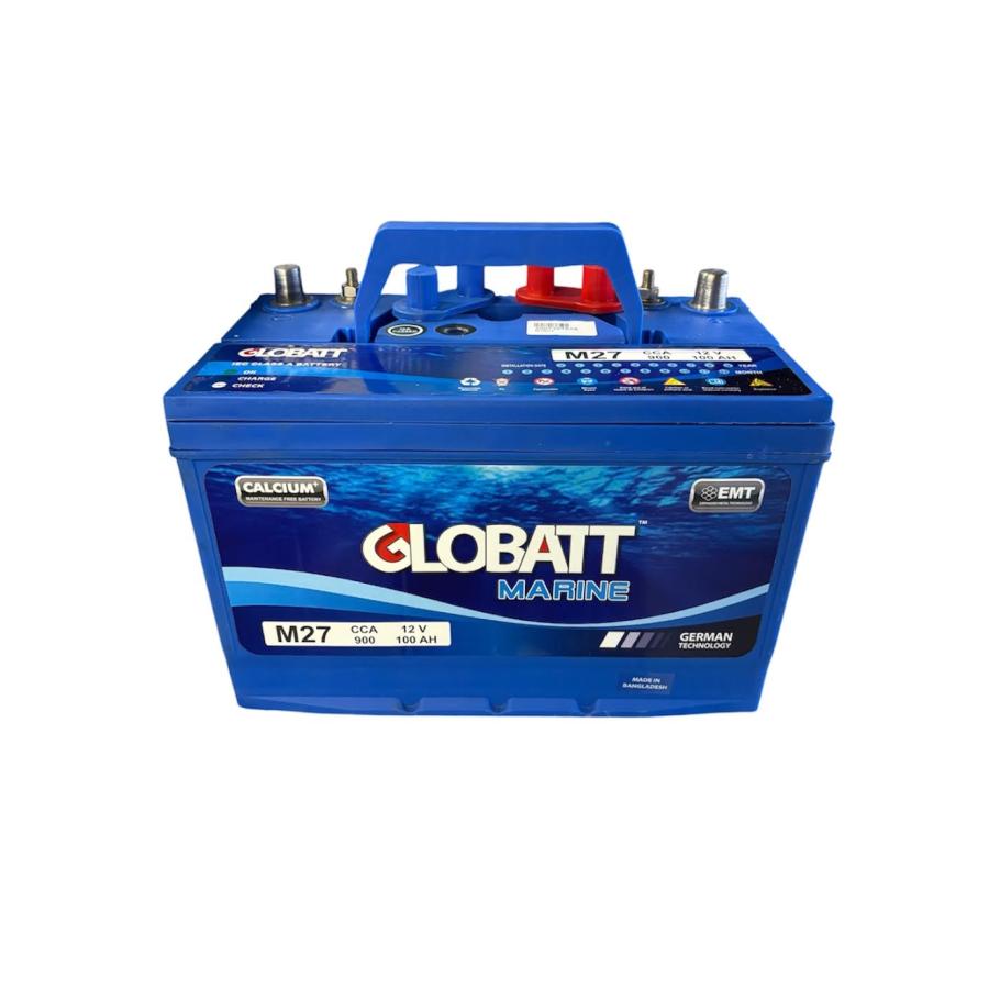 ディープサイクルバッテリー グロバット M27 100AH マリンバッテリー  