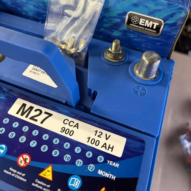 ディープサイクルバッテリー グロバット M27 100AH マリンバッテリー