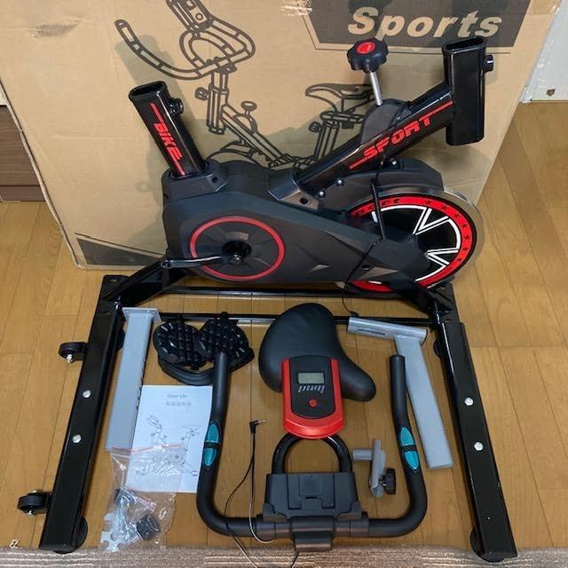 スピンバイク GEJ-SB303 最軽量級 フィットネスバイク 静音 5kg 