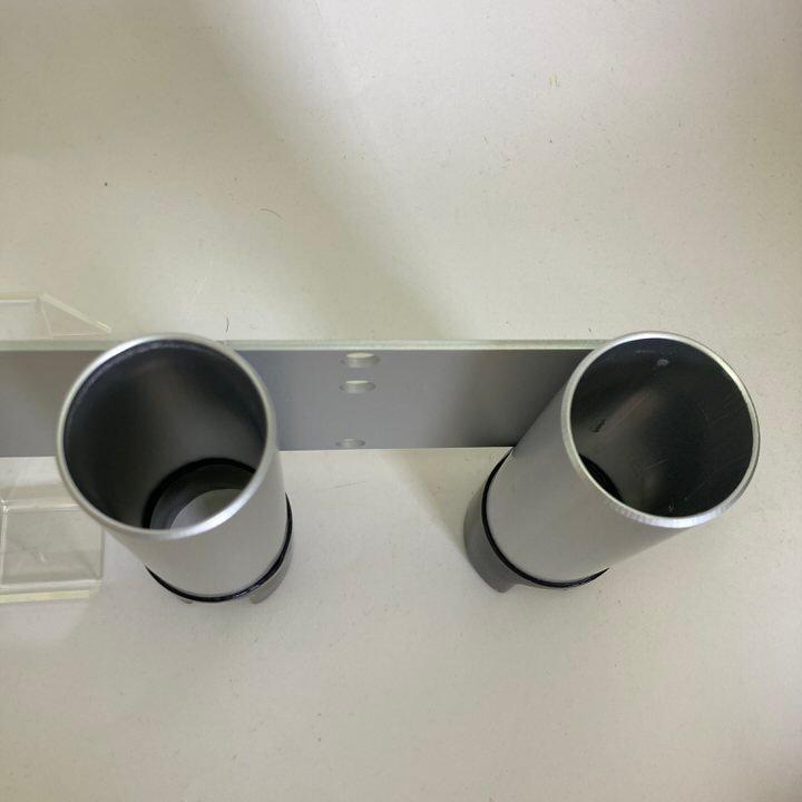 ロッドホルダーアルミ4連　2個セット　釣り　船　ボート　トローリング アルミ製 ロッドホルダー 4連 船 ボート 竿立て トローリング